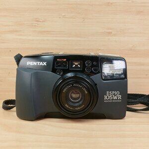 Pentax Espio 105WR 35mm Film Camera 38-105mm Zoom Weather Resistant Tested